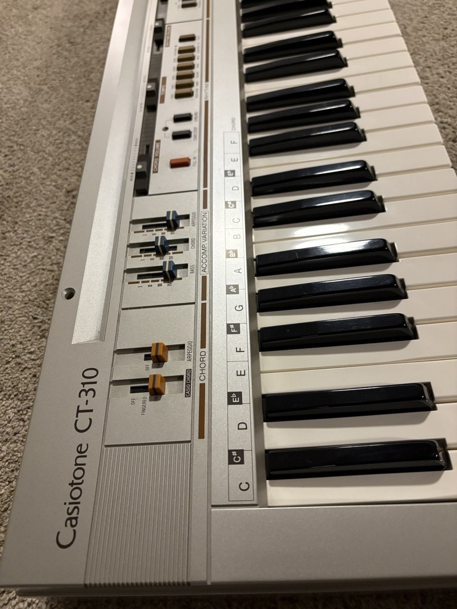 Casio Casiotone CT-310 Vintage Synth Keyboard Tested Working w