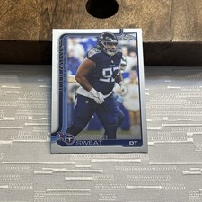 2025 Topps Chrome T'Vondre Sweat #292 Tennessee Titans