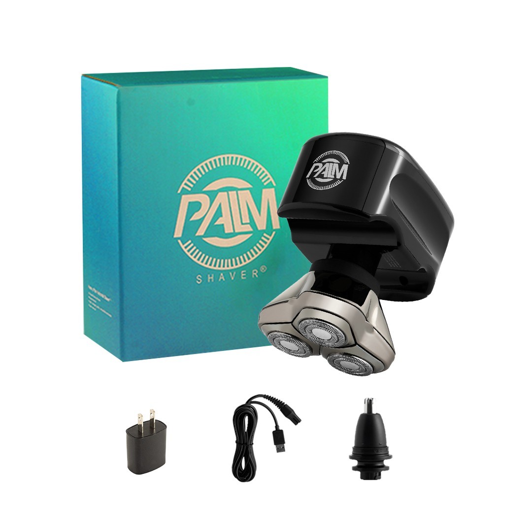 Palm Shaver & Beast Clipper DUO Combo | Complete Head & Face Grooming Kit