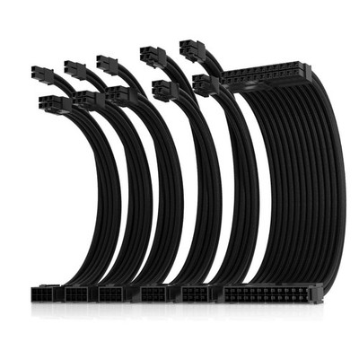 16AWG Power Supply Sleeved Cable for Power Supply Extension Cable Wire Kit 1x...