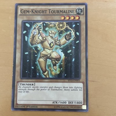 Yugioh Gem-Knight Tourmaline SP15-EN001 Shatterfoil 1st Edition LP