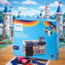 Aldi Play: Food Market Checkout Counter Building Block Set - Limited Edition