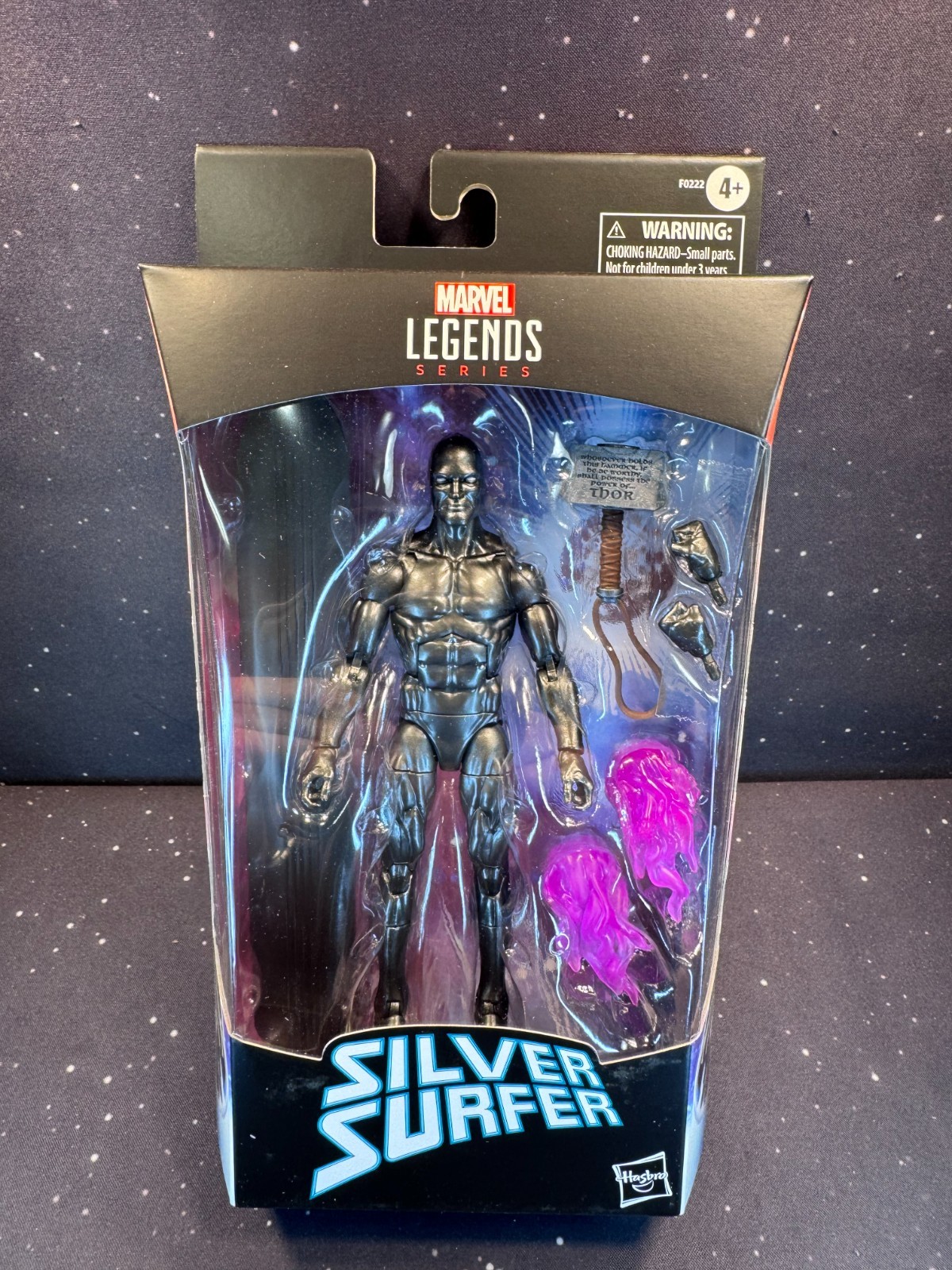 2025 Marvel Legends Obsidian Surfer Silver Surfer 6” Action Figure Exclusive
