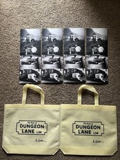 Paul McCartney The Boys of Dungeon Lane 2 Tote Bags & 4 Postcards Listening Prty