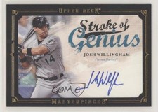 2008 Upper Deck Masterpieces Stroke of Genius Josh Willingham #SG-JW Auto m4h
