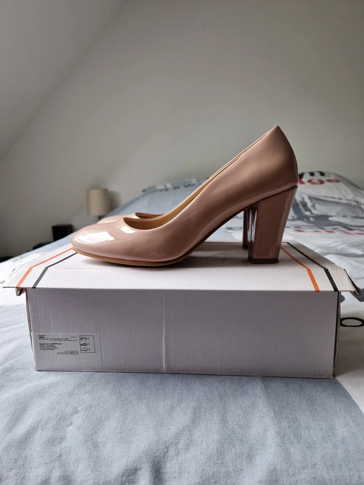 Escarpins Couleur Beige Rosé - Photo 3/4