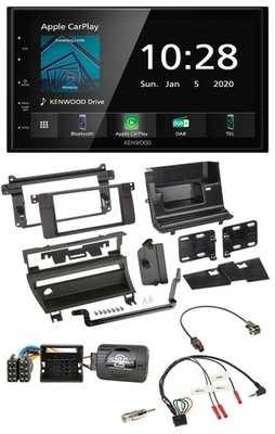 Kenwood Bluetooth Steering Wheel DAB USB 2DIN Car Stereo For BMW 3 Series E46 2001-2006 1 Sc