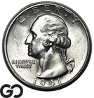 1941-S Washington Quarter, Nice Luster
