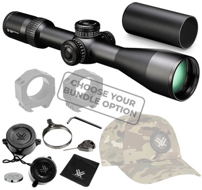 Vortex Optics Strike Eagle 5-25x56 EBR-7C MOA Riflescope with Wearable4U Bundle
