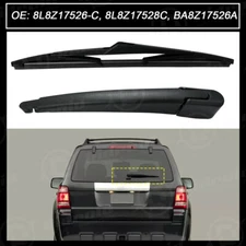 Rear Back Window Wiper Arm Blade Kit for 2008-2012 Ford Escape 8L8Z17526C