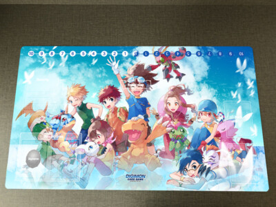 Dtcg Playmat Digimon Adventure Anime Trading Card Game Mat Play Pad Card Zones Ebay