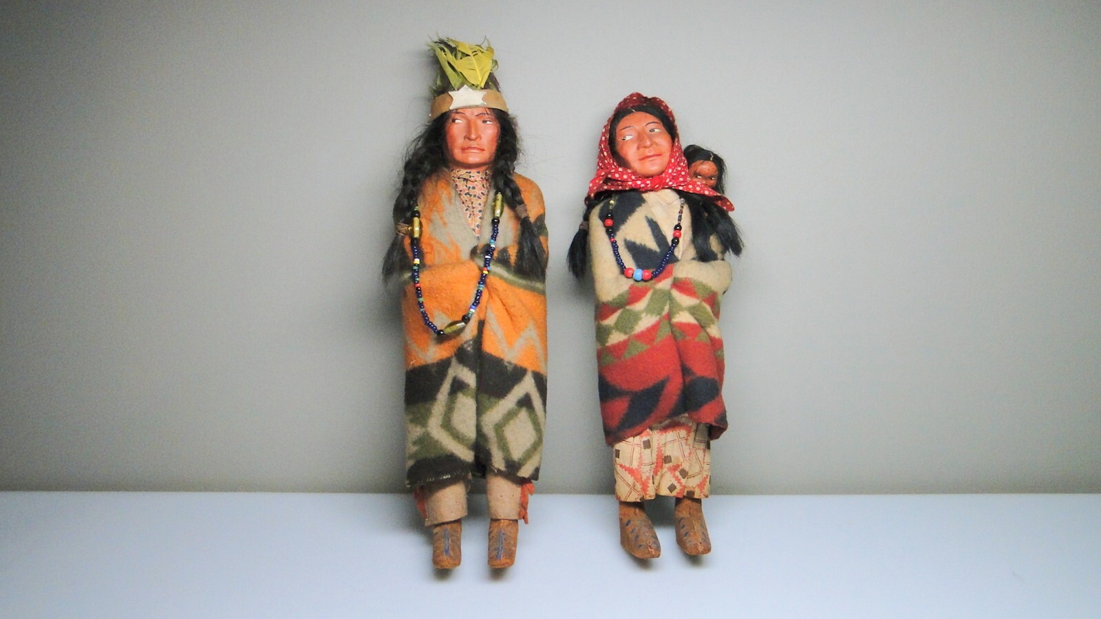 Tall Chief Female Squaw W Baby Lot W Tags