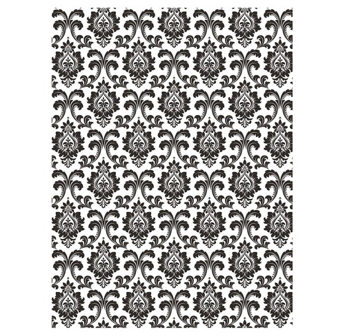 Party Photo Backdrop Creative Converting Black White Damask - Picture 2 of 4