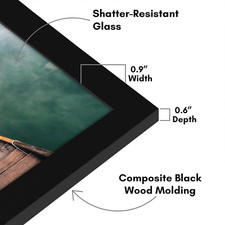 12X18 Poster Frame with Shatter-Resistant Glass - Signature Collection - Gall...