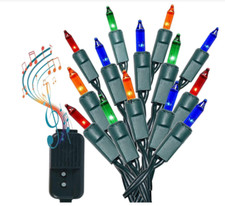 Musical Christmas Lights Plays 25 Songs 8 Function 26 Ft Multicolor