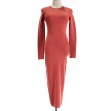 A.L.C. NWT Conley Cut-Out Long Sleeve Midi Dress Size Small in Mecca Orange