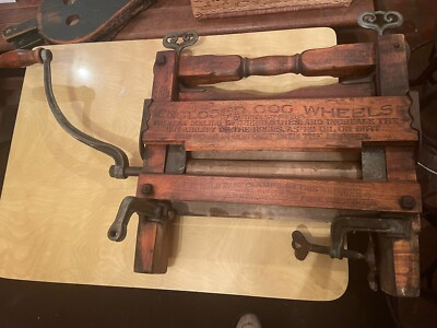 #ad #ad Antique Wood Washer Wringer With Crank Very Good $32.00