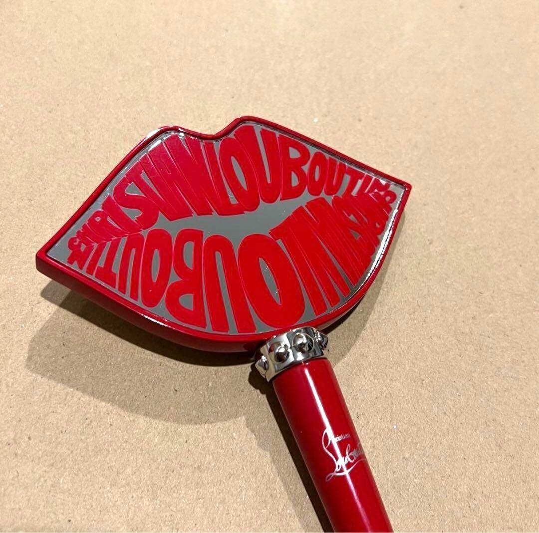 Christian Louboutin Lip-shaped mirror 10 x 20cm Novelty Red | eBay