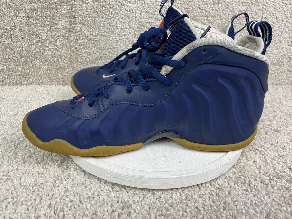 Nike Air Foamposite Pro Sneaker Shoes Mens Size 7 Lace Blue
