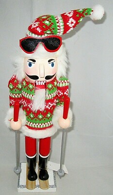 CHRISTMAS NUTCRACKER 15''  MALE SKIER