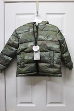 Swiss Tech Boys Puffer Jacket-Green Camo-Small (6/7)-NWT
