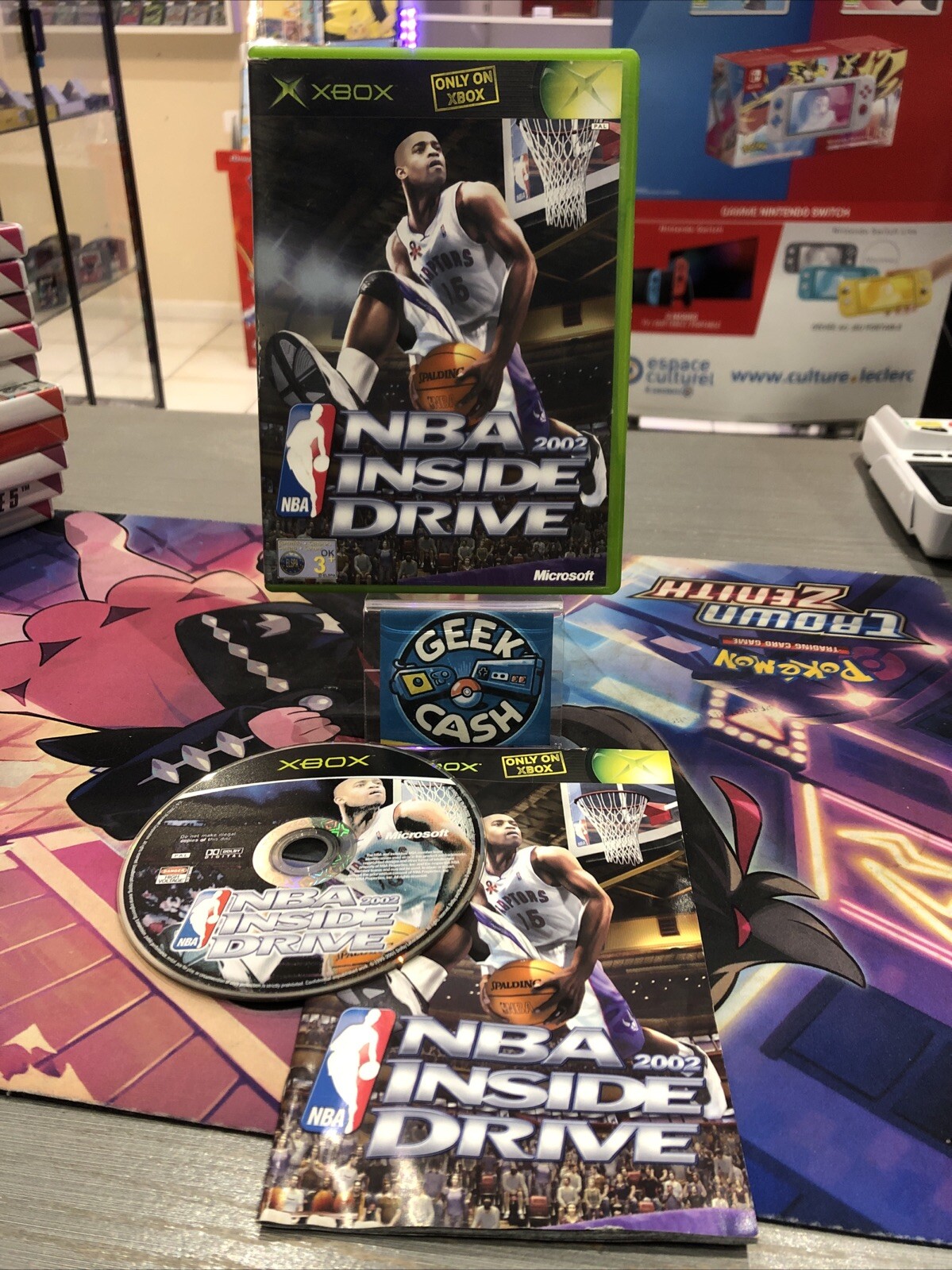 ✅🏀NBA Inside Drive 2002 - Microsoft Xbox - Avec Notice 