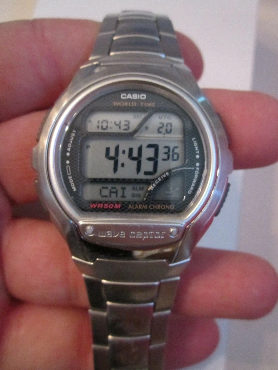 Casio wave ceptor online illuminator world time