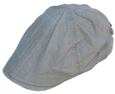 Cool4 JEANS 6-PANEL FLATCAP BEIGE Vintage Schiebermütze Stonewashed Cap SFC37