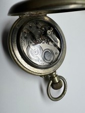 pocket watch sell as part not good balance 54.5 mm
