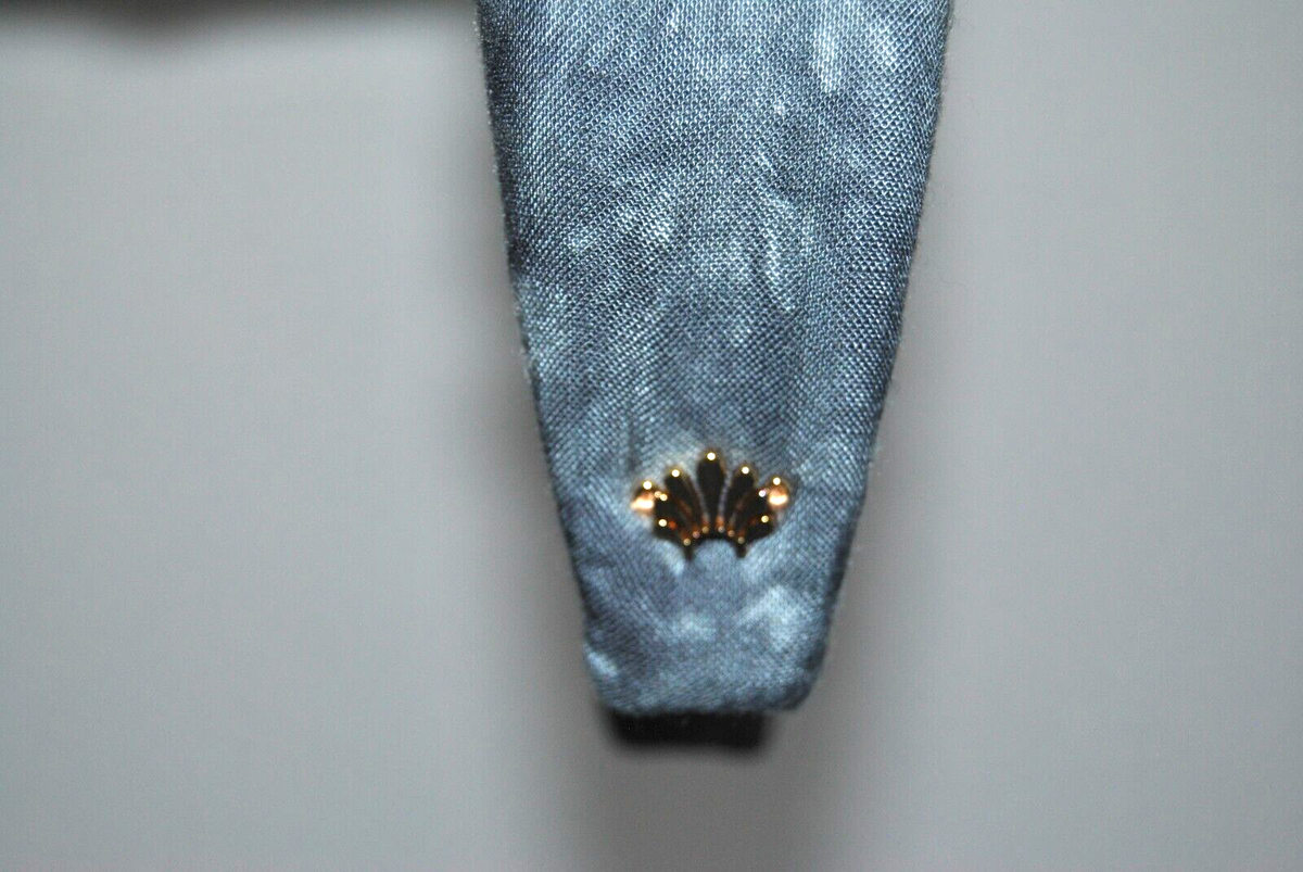 Lele Sadoughi Blue Tie Dye Headband Crystal Star of David Knotted Headband by Lele Sadoughi main image 4