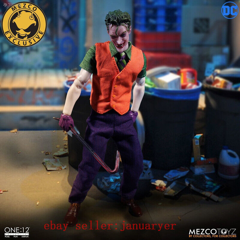 Perfect Mezco Toyz 1/12 Joker (Deluxe Edition) Action Figure Perfect Mezco Toyz 1/12 Joker (Deluxe Edition) Action Figure