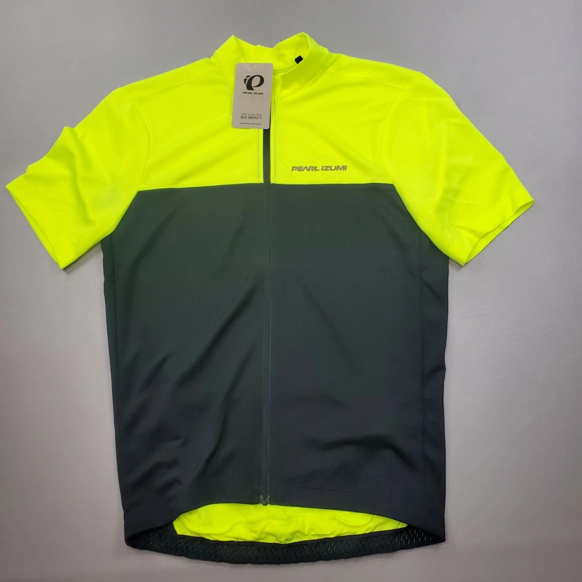 NEW Pearl Izumi Men's Quest Cycling Jersey Green/Black Relaxed Fit XS, S $55