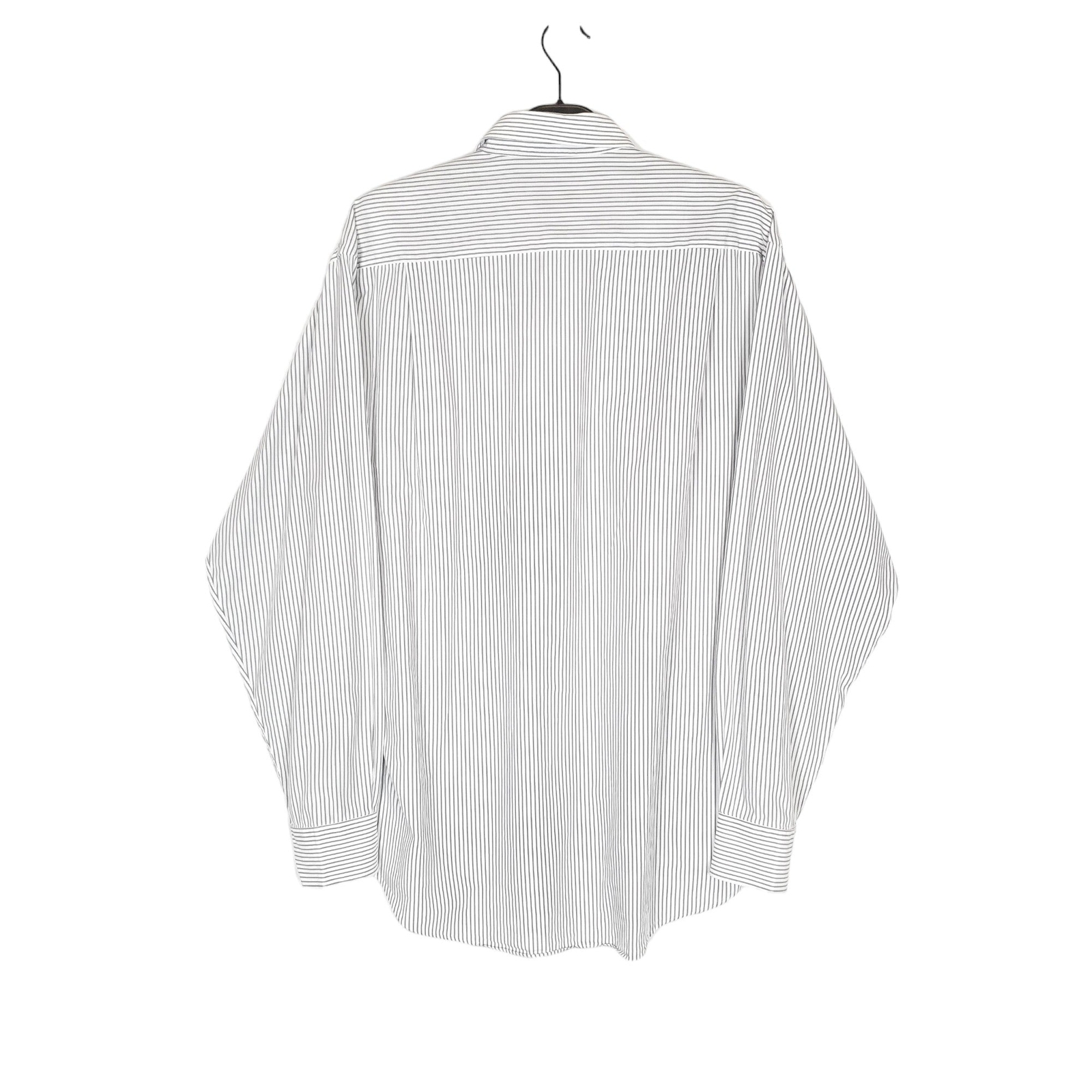 Mens HUGO BOSS White Striped Long Sleeve Casual Shirt M image 3