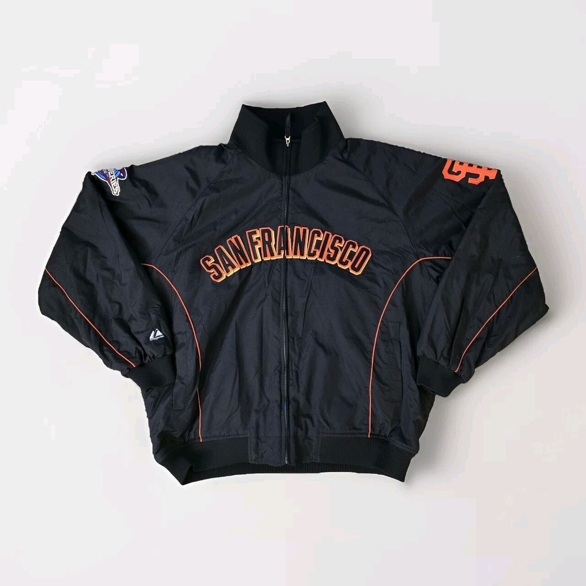 MLB San Francisco Giants MajesticジャケットS San Francisco Giants Baseball Dugout Jacket Majestic