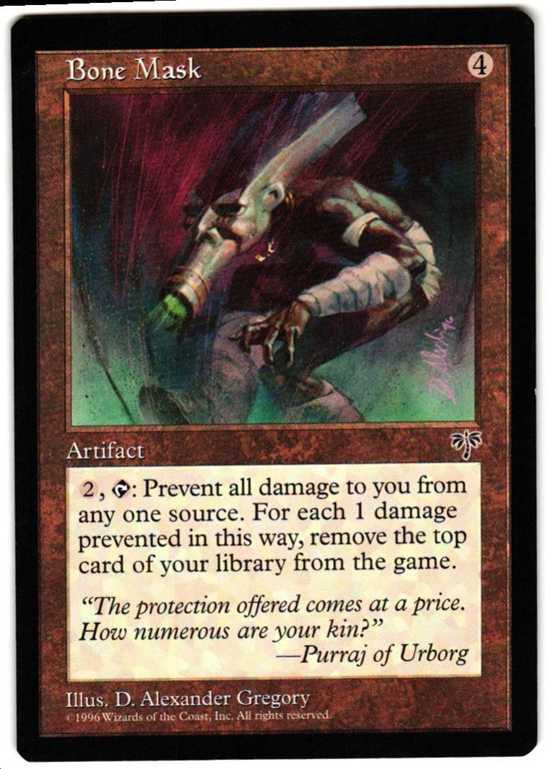 1996 Mirage Bone Mask Expansion/Rare