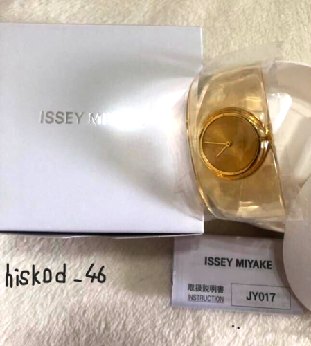 ISSEY MIYAKE O Bangle Watch Clear Lemon Tokujin Yoshioka