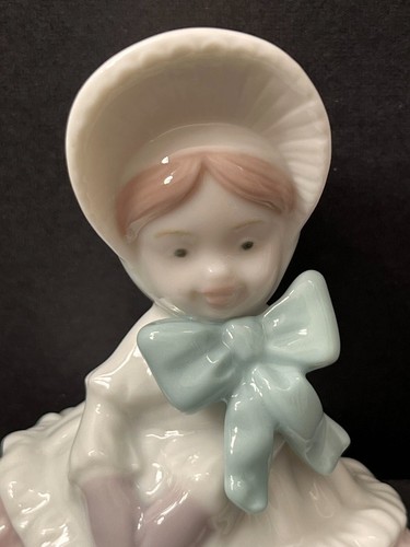 Bambola vintage Lladro Babbo Natale's Workshop - decorazione natalizia bambina #6263, ritirata - Foto 3 di 8