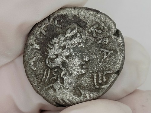 NGC Roman-Egyptian BI Tetradrachm, Emperor NERO, Alexandria, 8.35g, "VERY FINE" - Foto 3 di 6
