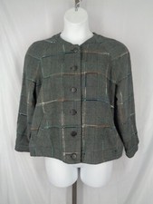 Christopher Banks Petite Plaid Check Jacket Size Pxl New