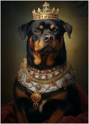 ART OF SOCKS Rottweiler Royal Princess Puzzle 300/500/1000 Teile