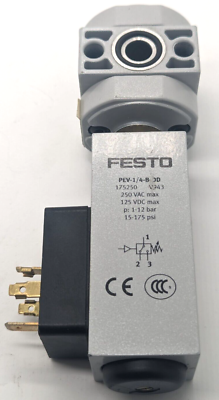 Festo PEV-1/4-B-OD Druckschalter 175250 + 170684 | eBay