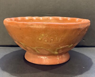 Vintage Rustic Handmade La Noria Mexican Bowl