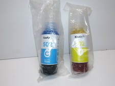  2 Pack Koala Refill Ink Bottle CY Compatible w/ Epson 502 for Expression ET/ST