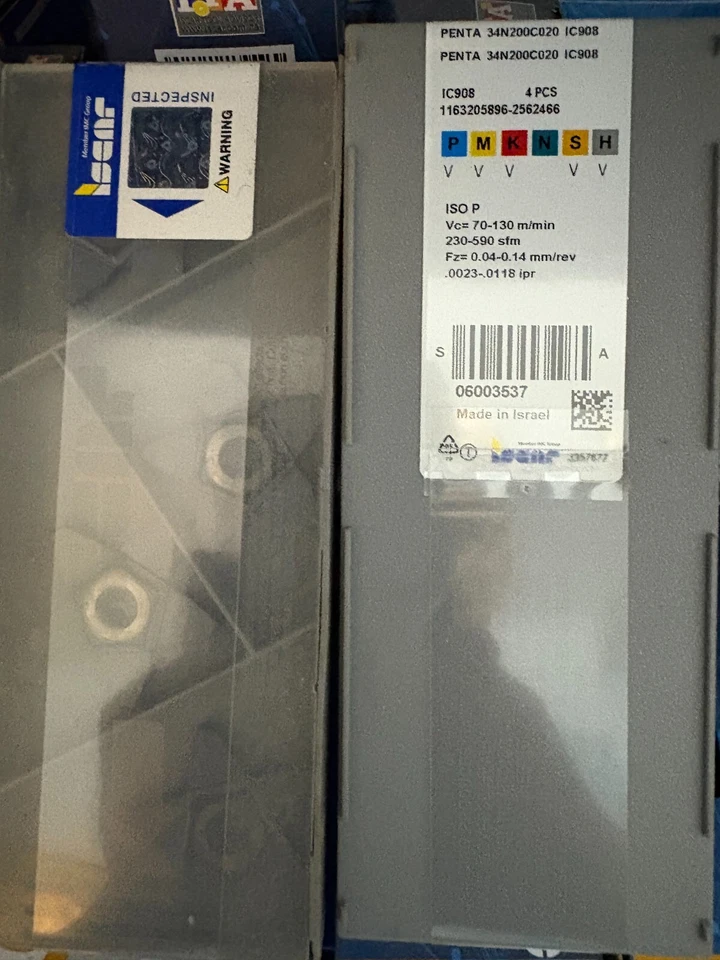 PENTA34N200C020 IC908/ISCAR 4PCS/BOX