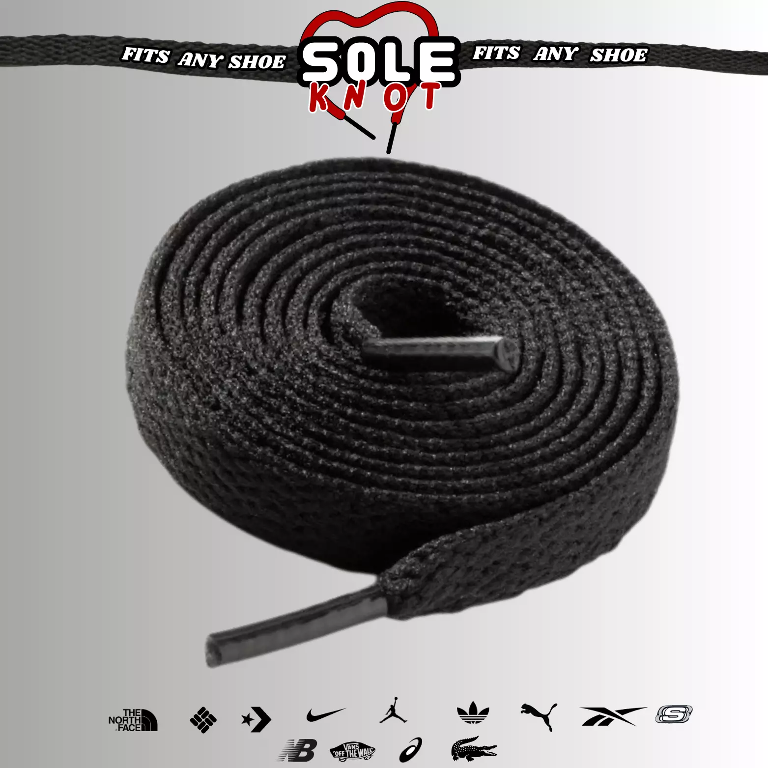 Lacets de chaussures Af1 140 cm   noir pour air jordan, dunks, airforce, Supreme, fourgonnettes