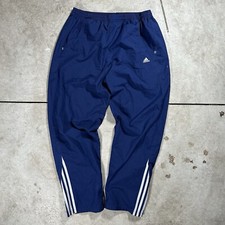 Vintage Adidas Track Sweatpants Size L Y2K Blue