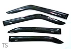 4door Visor Weather Guards For Mg3 Hatchback 2015 2017 Black Windshield