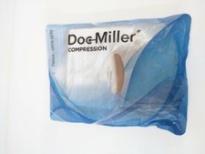 Doc Miller Calf Compression Sleeve 15-20 mmHg 1 pair Large White