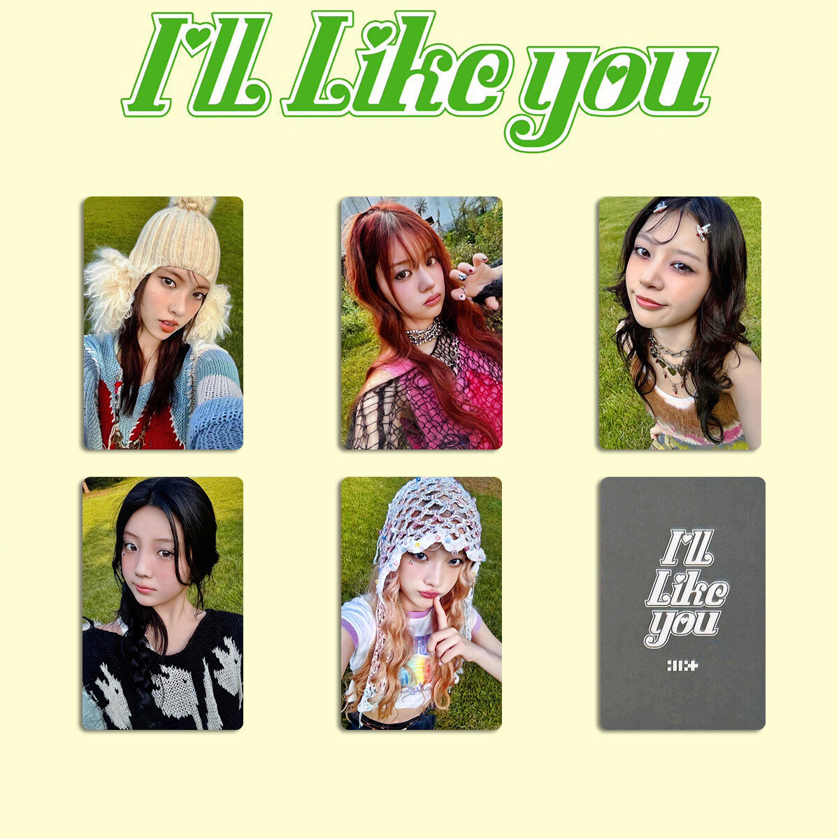 5pcs/set ILLIT I'LL LIKE YOU Self Made Photo Cards . Photocard | eBay