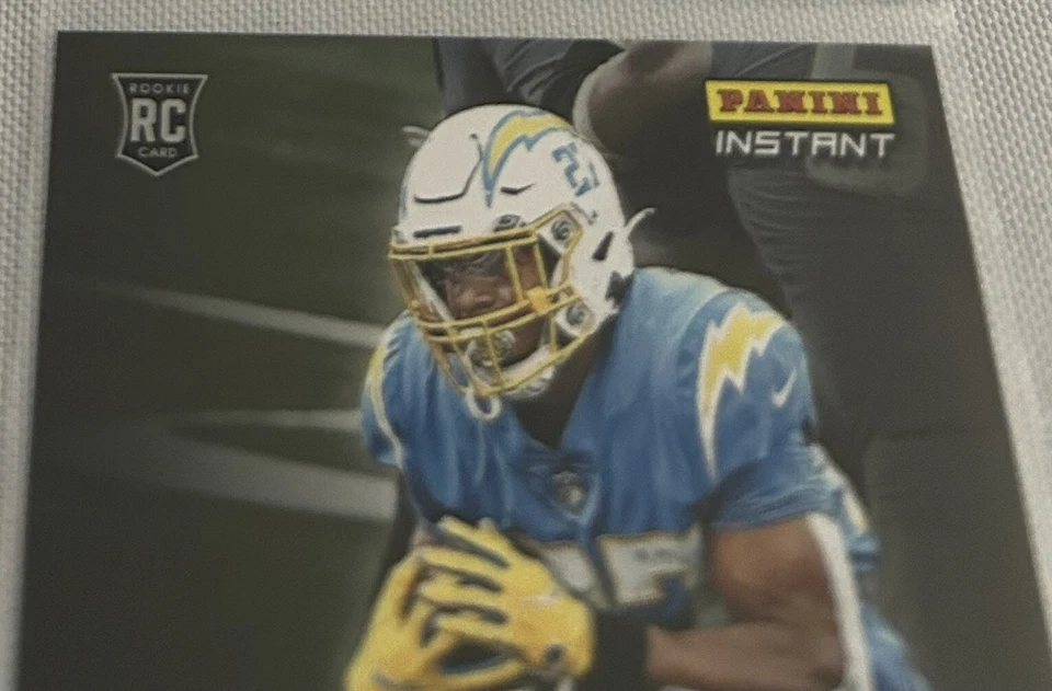 2020 Panini Instant Football Joshua Kelley Los Angeles Chargers Rookie Spotlight - Image 2 of 4